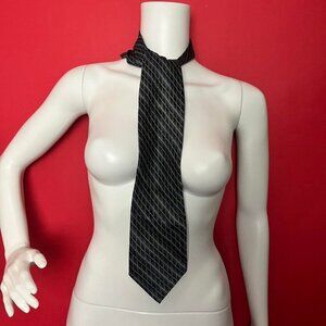 Premiere collection / Plaid tartan patterned dress tie💙🖤​​​​​